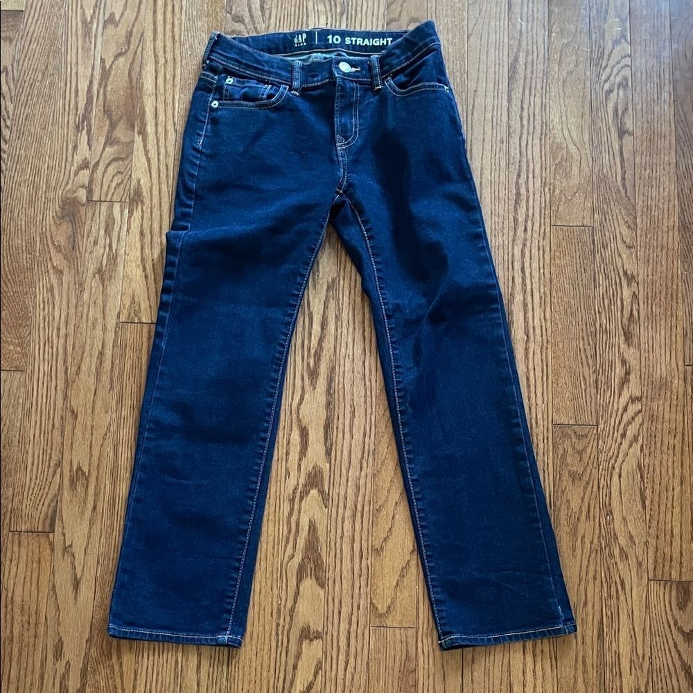 GAP Dark Wash Straight Leg Jeans Boy’s Sz 10